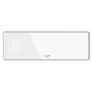 cecotec ready warm 5310 powerbox ceramic calefactor ceramico de pared 2000w proteccion ip23 termostato modos eco y turbo funcion oscilacion temporizador 24h color blanco