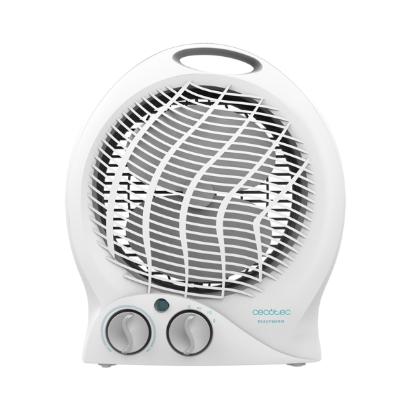 cecotec readywarm 9790 force calefactor electrico 2000w 3 modos de funcionamiento termostato regulable uso facil e intuitivo transporte comodo seguridad con autoapagado color blanco