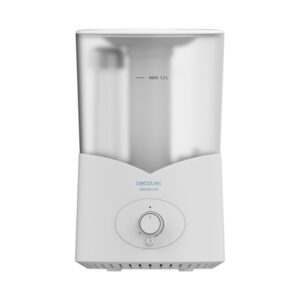 cecotec breezecare 2000 light humidificador de aire 25w capacidad de 200ml/h deposito 1.2l cobertura hasta 30m2 control manual salida de vapor 360º luz led 15x12.7x24.3cm color blanco