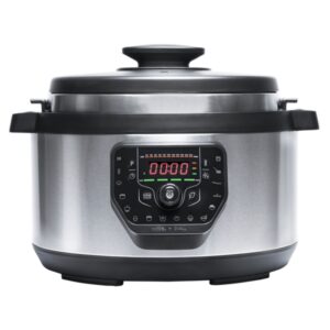 cecotech ovall olla gm programable 1000w capacidad 8l programable 24h cocina inteligente tapa advance segura 19 funciones de coccion control por voz 37x44x29cm color negro