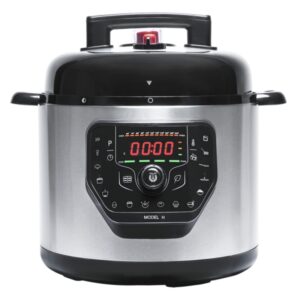 cecotech olla gm programable capacidad 6l programacion 24h control por voz sistema inteligente gmcore tapa abatible 11 temperaturas ajustables 5 presiones ajustables color negro