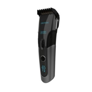 cecotec bamba precisioncare titan cortapelos inalambrico cuchillas de titanio bateria de 90min de autonomia 3 peines guia uso con y sin cable bloqueo de seguridad color negro