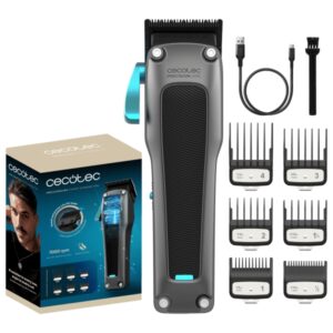 cecotec precisioncare expert diamond cortapelos inalambrico fabricados en metal resistente control preciso en cortes uso profesional y domestico ajuste de longitud 2500mah color negro