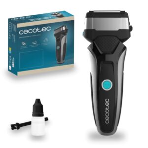 cecotec precisioncare x trimm afeitadora inalambrica 3 cuchillas de acero inoxidable autonomia 60min ipx6 pantalla de control protector de seguridad cuchillas extra anchas color negro