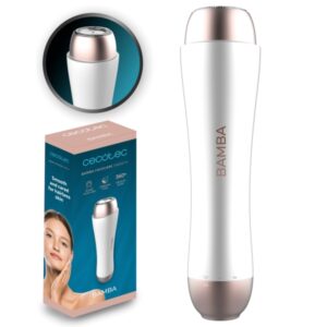 cecotec facecare smooth depiladora facial acero inoxidable apto para todo tipo de vello cuchilla circular proteccion ipx5 tapa protectora limpieza sencilla color blanco