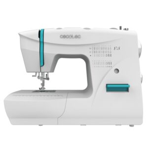 cecotec bellecouture 6600 maquina de coser 66 puntadas variadas ojal en 4 tiempos accesorios completos cambio rapido de prensatelas luz led brazo libre y almacenamiento color blanco