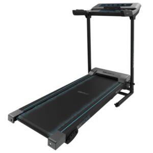 cecotec drumfit wayhome 1200 runner sprint cinta de correr plegable 1100w velocidad hasta 12km/h 12 programas pantalla led soporte y pulsometro superficie 110x40cm color negro y gris
