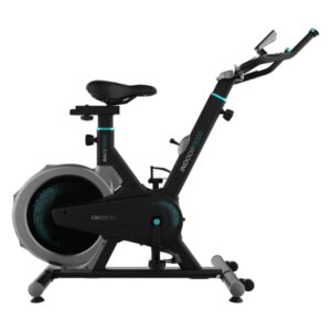 cecotec drumfit indoor 13000 race sprint bicileta estatica pantalla lcd volante de 13kg sillin regulable resistencia ajustable pulsometro kit de montaje color negro