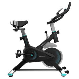 cecotec drumfit indoor 6000 compact bicileta estatica pantalla lcd volante de 6kg compacta sillin y manillar ajustables resistencia ajustable kit de montaje y pilas color negro