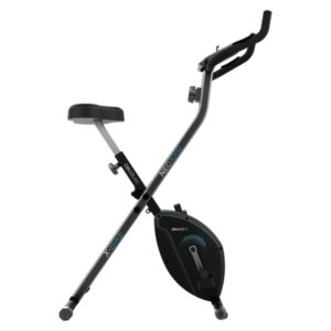cecotec drumfit x bike 3000 neo bicicleta estatica plegable pantalla lcd resistencia magnetica variable sillin acolchado silenciosa ruedas de transporte soporte para tablet color negro