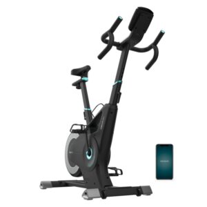 cecotec drumfit indoor eolo bicileta estatica kinomap app pulsometro pectoral 14 programas predefinidos volante con inercia de 6kg pantalla led circular peso maximo 150kg color negro