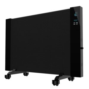 cecotec ready warm 3100 smart now placa radiante de mica 2000w cobertura hasta 25m2 termostato temporizador proteccion sobrecalentamiento sistema antivuelco 79x20x79cm color negro