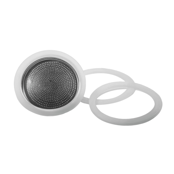 cecotec piccolina filtro para cafetera italiana de 6 tazas incluye 3 juntas aluminio resistente de alta calidad facil de instalar optimiza el sabor del cafe duradero y ligero