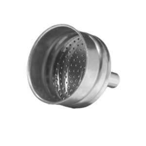 cecotec piccolina embudo para cafetera italiana de 6 tazas aluminio resistente de alta calidad garantiza extraccion uniforme