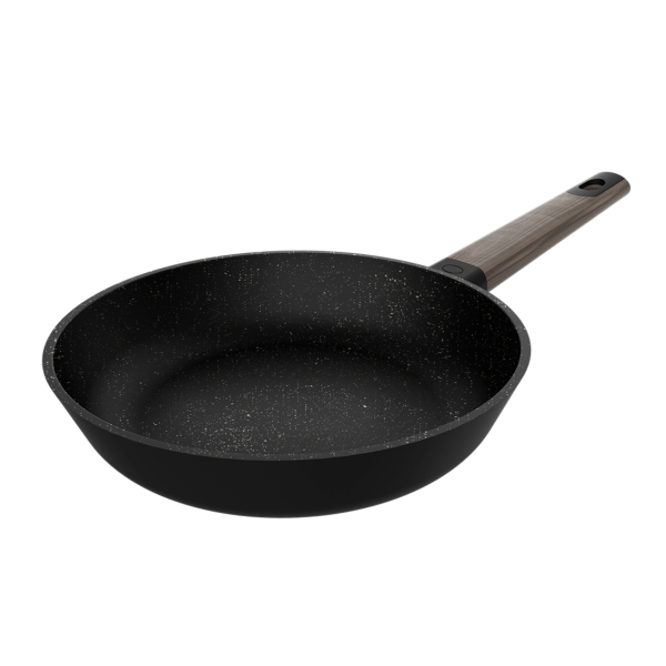 cecotec polka excellence force sarten aluminio fundido de 24cm teflon antiadherente compatible con induccion libre de pfoa fondo indeformable 5mm apto para lavavajillas color negro