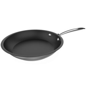cecotec polka classy steel sarten de acero inoxidable de 18cm revestimiento antiadherente apta para horno 230°c compatible con induccion mango remachado color negro