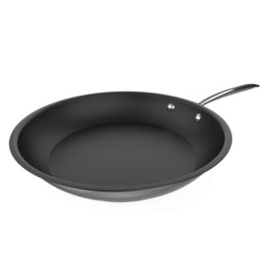 cecotec polka classy steel sarten de acero inoxidable de 24cm mango remachado revestimiento antiadherente apta para horno compatible con induccion color negro