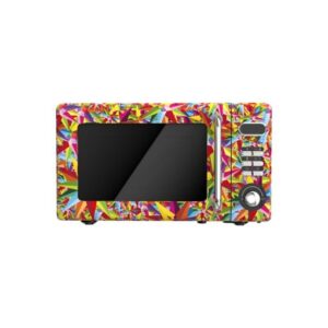 cecotec proclean 5110 retro coloring tech microondas digital con grill 700w capacidad de 20l 5 niveles 8 programas automaticos temporizador estilo retro colorido colores variados