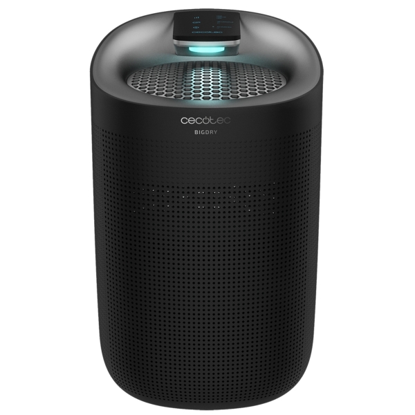 cecotec bigdry 3000 purelight black deshumidificador 45w deposito de 1 litro 3 procesos de filtracion cobertura hasta 25m2 3 velocidades ajustables funcionamiento silencioso color negro