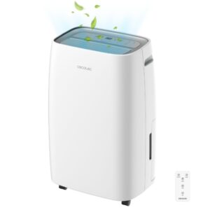 cecotec bigdry 10000 expert connected deshumidificador wifi remoto deposito extraible de 6l funcion secado de ropa temporizador 24h aviso por deposito lleno humedad de 30 a 90% color blanco