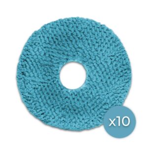 cecotec pack de 10 mopas compatible con conga windroid 1090 color azul