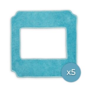 cecotec pack de 5 mopas compatible con conga windroid 1390 color azul