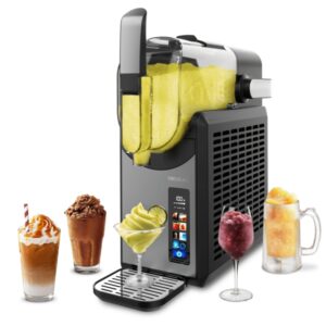 cecotec twistandice 2600 heladera capacidad de 2.6l control tactil intuitivo 6 modos de preparacion textura ajustable refrigeracion integrada boquilla antigoteo color negro