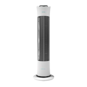 cecotec energysilence 6090 skyline ventilador de torre de 30" de altura 45w funcionamiento silencioso 3 velocidades temporizador programable oscilante color blanco