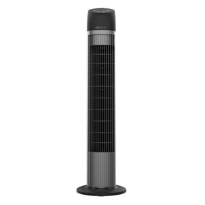 cecotec energysilence 7050 skyline control ventilador de torre de 33" de altura 45w motor de cobre mando a distancia 3 velocidades oscilacion de 70º temporizador color negro