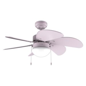 cecotec energysilence aero 3600 vision full purple ventilador de techo con 6 aspas y lampara integrada 50w diametro de 36" 3 velocidades modo invierno control por cadena color lavanda