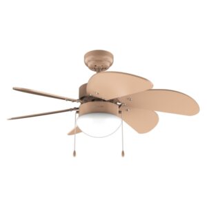 cecotec energysilence aero 3600 vision full orange ventilador de techo con 6 aspas y lampara integrada 50w diametro de 36" 3 velocidades modo invierno control por cadena color naranja