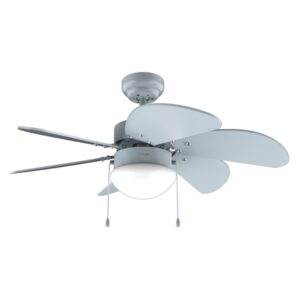 cecotec energysilence aero 3600 vision full sky ventilador de techo con 6 aspas y lampara integrada 50w diametro de 36" 3 velocidades modo invierno control por cadena color azul claro