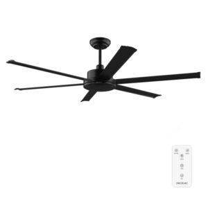 cecotec energysilence aero 10000 pro ventilador de techo de 6 aspas 90w diametro de 100" mando a distancia temporizador 6 velocidades modo invierno altura ajustable color negro