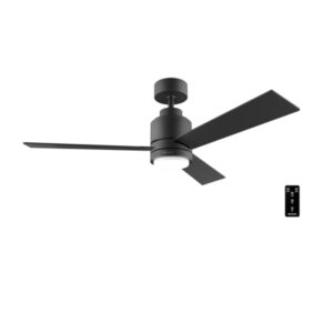 cecotec energysilence aero 4850 style black ventilador de techo con 3 aspas y luz integrada 30w diametro de 48" led de 22w 6 velocidades modo invierno temporizador regulable color negro