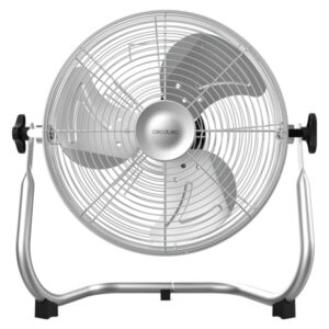 cecotec energysilence 1000 pro ventilador industrial de suelo con 3 aspas potencia de 40w diametro de 30cm 3 velocidades uso sencillo acero inoxidable base estable rejilla protectora