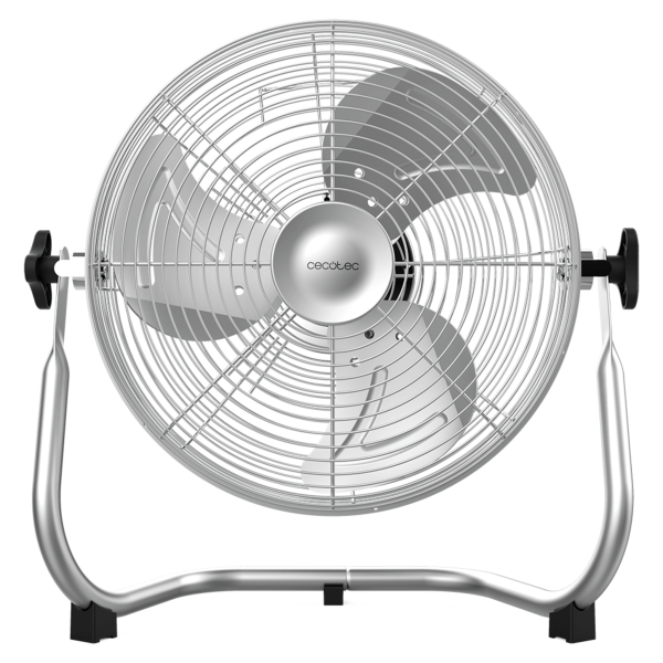 cecotec energysilence 1000 pro ventilador industrial de suelo con 3 aspas potencia de 40w diametro de 30cm 3 velocidades uso sencillo acero inoxidable base estable rejilla protectora