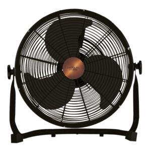 cecotec energysilence 3000 pro ventilador industrial de suelo con 3 aspas metalicas 90w motor de cobre 3 velocidades funcionamiento silencioso base estable rejilla protectora color negro