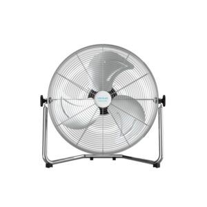 cecotec energysilence 5000 pro ventilador industrial de suelo con 3 aspas metalicas 120w diametro de 20" 3 velocidades inclinacion flexible base estable rejilla protectora cromado