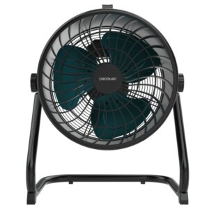 cecotec proindustry flowcannon ventilador industrial de suelo 150w carcasa metalica 3 velocidades flujo de aire 4800 m3/h rejilla de seguridad inclinacion ajustable color negro