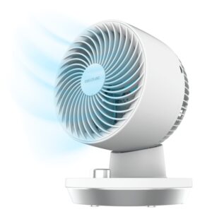 cecotec energysilence 800 cyclone desk ventilador de sobremesa potencia de 45w diametro de 8" 3 velocidades oscilacion 60º inclinacion 90º uso sencillo color blanco