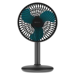 cecotec energysilence 4000 portable desk dark ventilador de sobremesa inalabrico 4000mah tactil 4 velocidades inclinacion ajustable modo brisa natural cable micro usb color negro