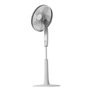 cecotec energysilence 1010 extremeconnected ventilador de pie con 10 aspas 60w diametro de 40cm 6 velocidades y 3 modos temporizador altura ajustable de 115 hasta 135cm color blanco