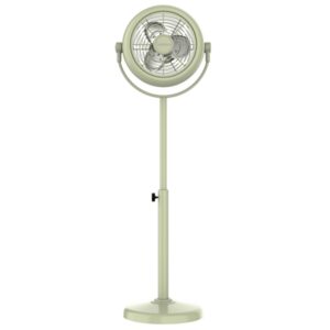 cecotec energysilence 250 classicstyle ventilador de pie con 3 aspas 25w diametro de 10" inclinacion ajustable 2 velocidades elegante y minimalista rejilla protectora color menta