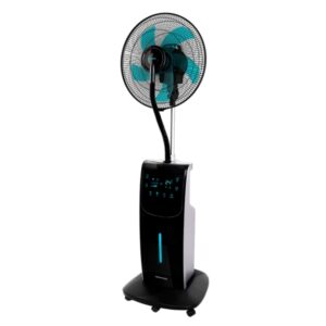 cecotec energysilence 790 freshessence ionic ventilador nebulizador 90w pantalla lcd silencioso 5 aspas de 40cm control remoto tanque de 3l temporizador autonomia 12h color negro