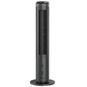 cecotec energysilence 2000 cool tower smart climatizador evaporativo de torre 60w deposito 2l led temporizador 3 velocidades caudal de 800m3/h enfriadores 30x30x104cm color negro