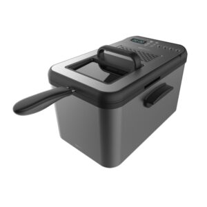 cecotec cleanfry luxury 4000 freidora electrica 3270w capacidad 4.2l pantalla digital 5 programas preconfigurados filtro incluido tapa con ventana temperatura hasta 190°c color gris