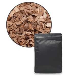 cecotec smokin' cherry chips chips de madera para ahumar 500 gramos sabor y aroma unicos hechos con madera de cerezo ideal para carne y pescado color madera claro