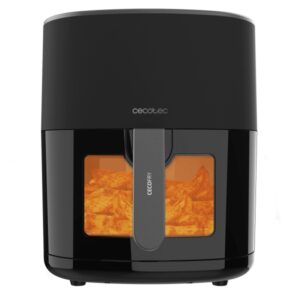 cecotec cecofry fantastik window 6500 freidora sin aceite 1700w capacidad 6.5l ventana de visualizacion 9 menus preconfigurados rango de 80 a 200°c panel tactil multifuncion color negro