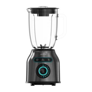 cecotec power black titanium 2200max smooth batidora de vaso 2200w capacidad 1.75l cuchillas de titanio turbo funcion de smoothie autolimpieza color negro
