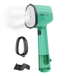 cecotec ironhero v 1500 essential plancha de vapor vertical 1500w vapor continuo 25g/min 2 modos suela ceramica sistema autoapagado cepillo quitapelusas color verde